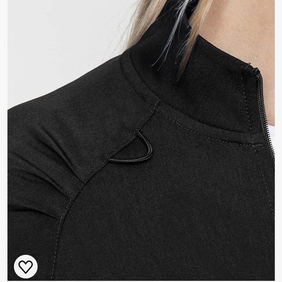 Med Couture Touch Women's Raglan Zip Front Warm Up Jacket - Picture 3 of 7